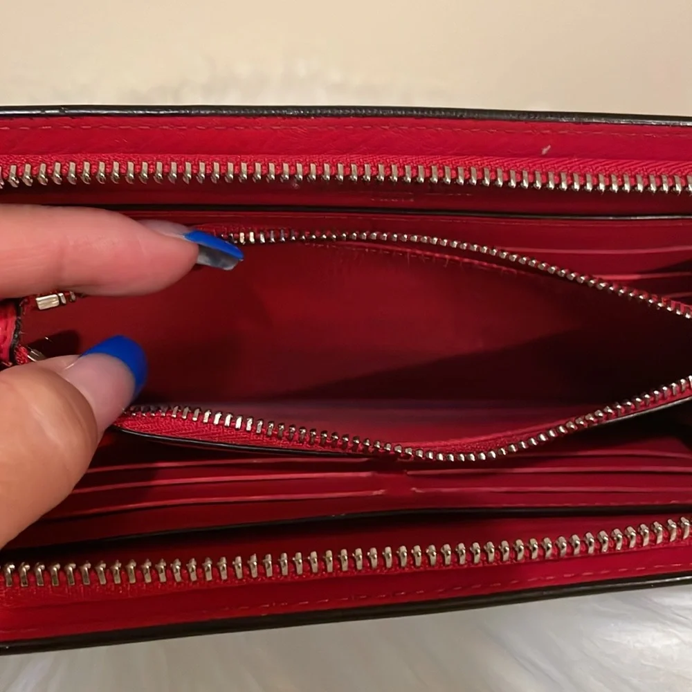 Christian Dior leather Diorissimo Voyageur Zip around Wallet